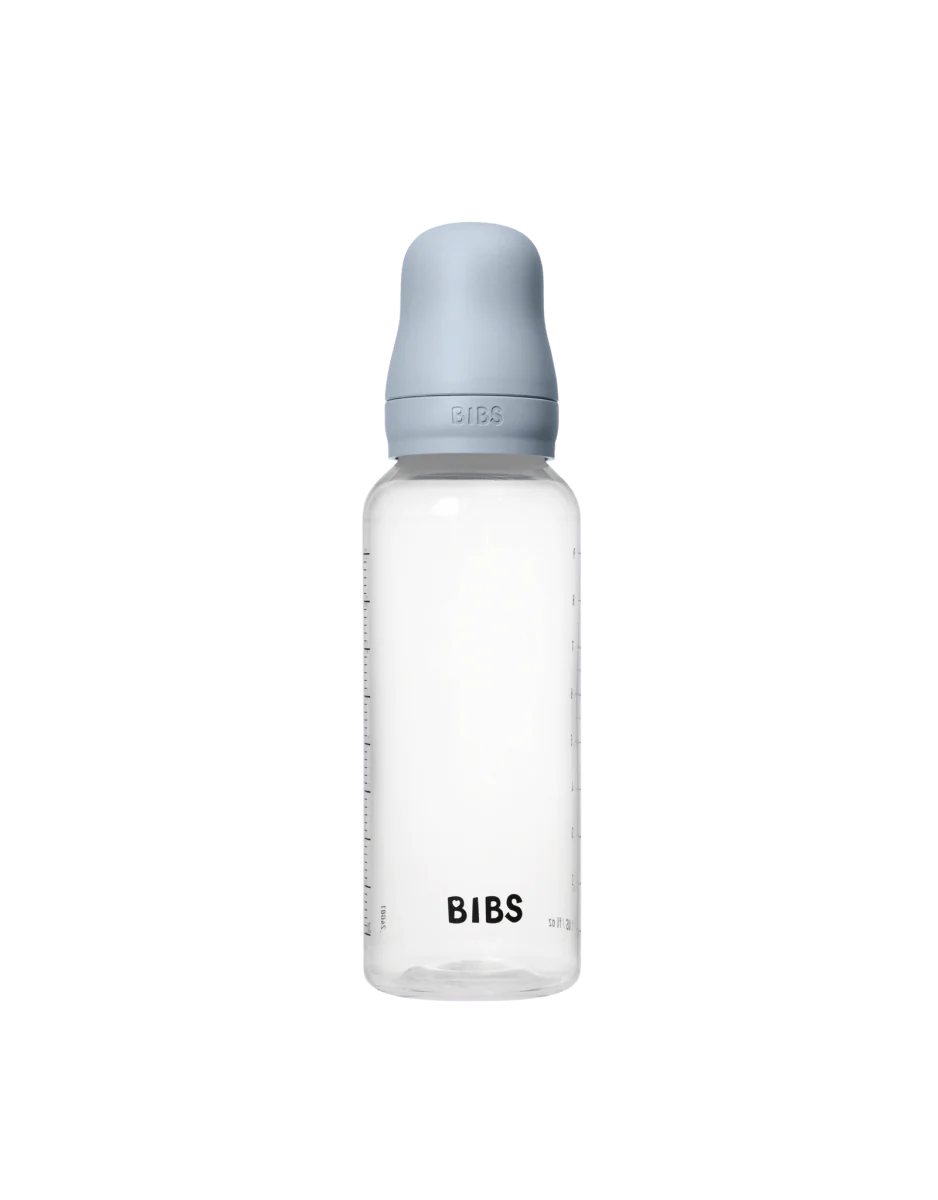 BIBS Flesspeen Rond Latex 1 Pack 270 Ml Medium Flow Baby Blue - Image 2