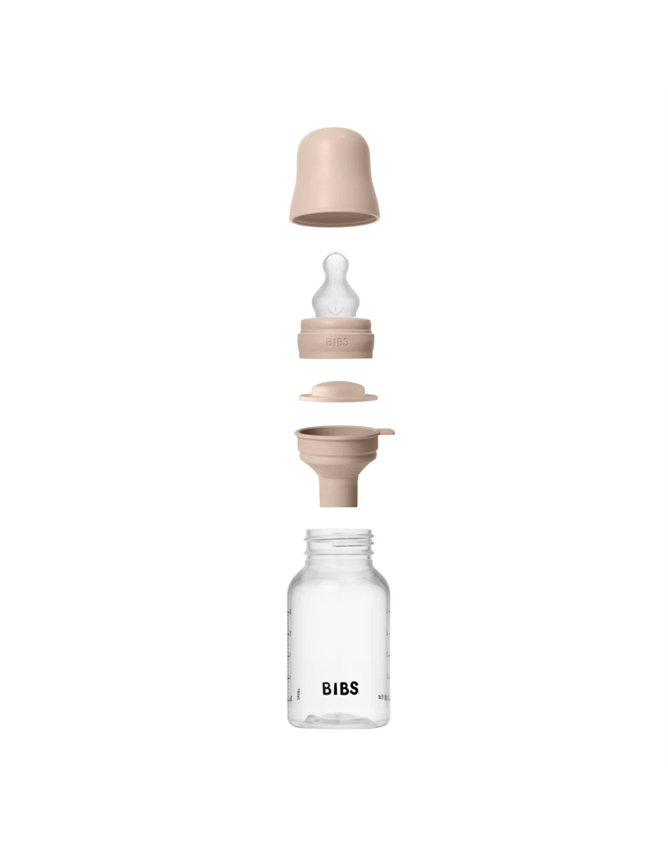BIBS Flesspeen Rond Silicone 1 Pack 150 Ml Slow Flow Blush - Image 2