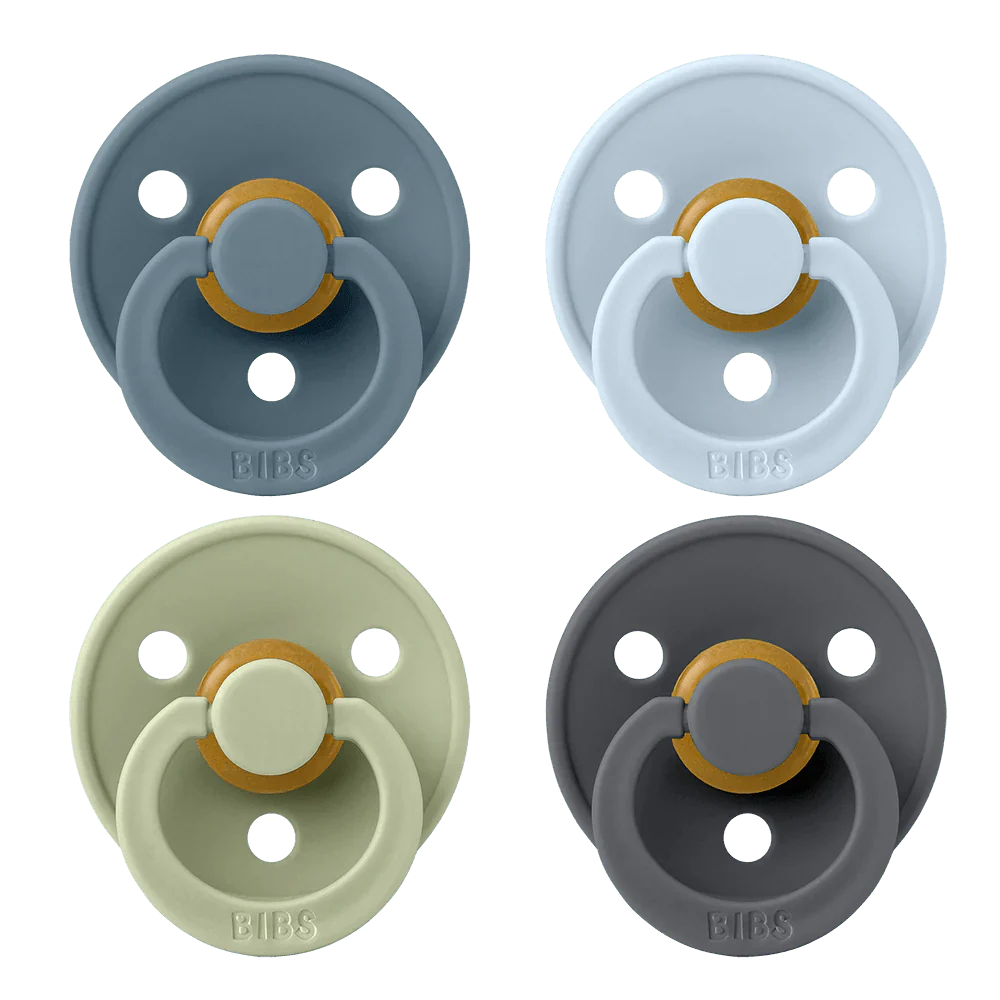 BIBS Speen Maat 1 Colour Petrol/Sage/Baby Blue/Iron 4St
