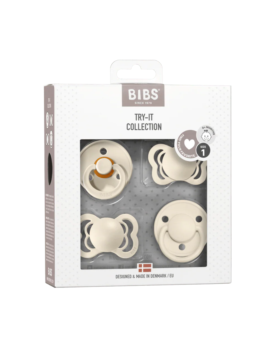 BIBS Speen Maat 1 Ivory Testpakket - Image 3