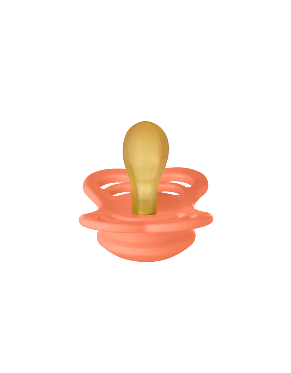 BIBS Speen Maat 1 Latex Supreme Papaya - Image 2