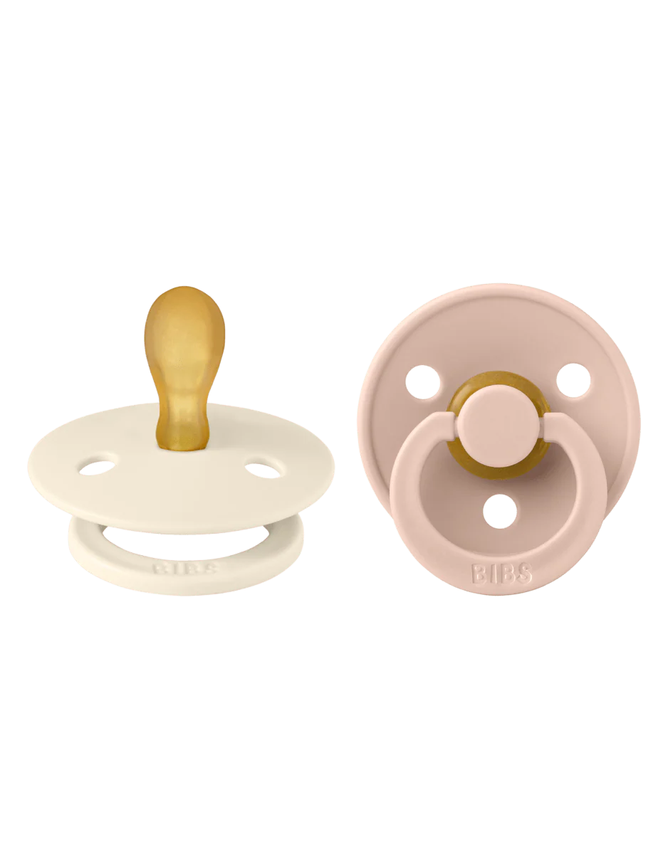 BIBS Speen Maat 1 Latex Symmetric Ivory/Blush 2st