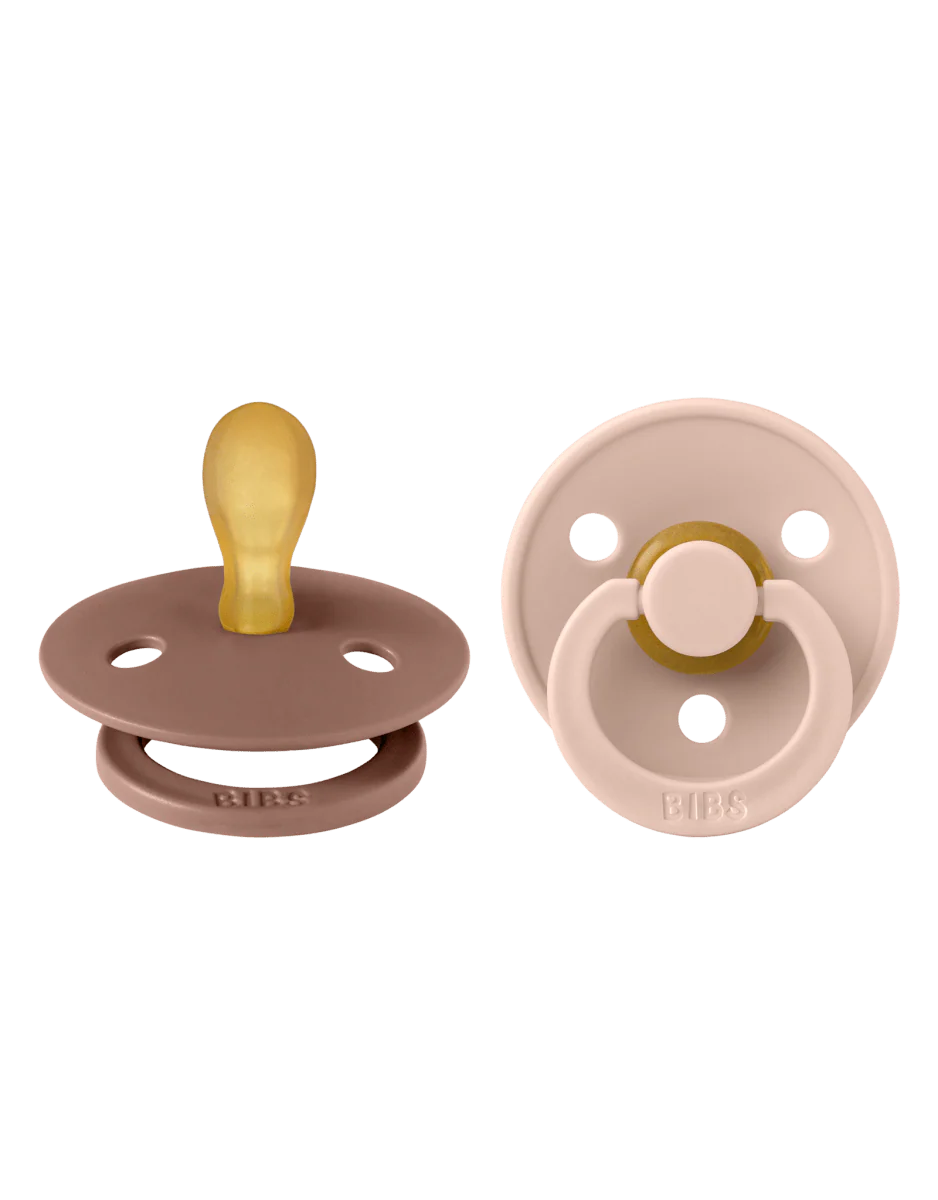 BIBS Speen Maat 1 Latex Symmetric Woodchuck/Blush 2st