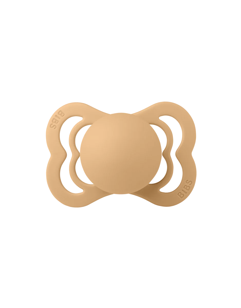 BIBS Speen Maat 1 Silicone Supreme Desert Sand