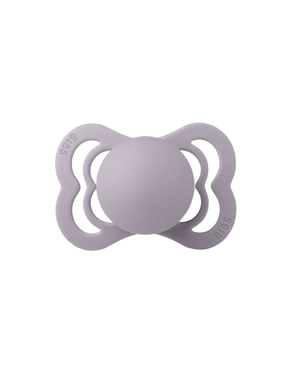 BIBS Speen Maat 1 Silicone Supreme Fossil Grey