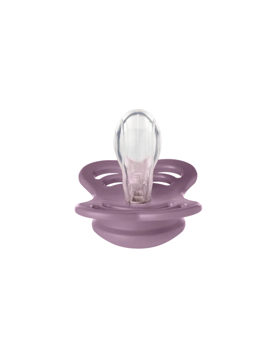 BIBS Speen Maat 1 Silicone Supreme Mauve - Image 2