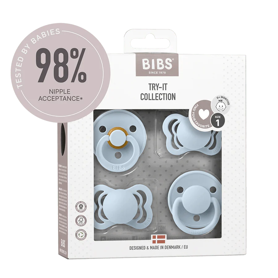 BIBS Speen Maat 1 Testpakket Baby Blue - Image 6