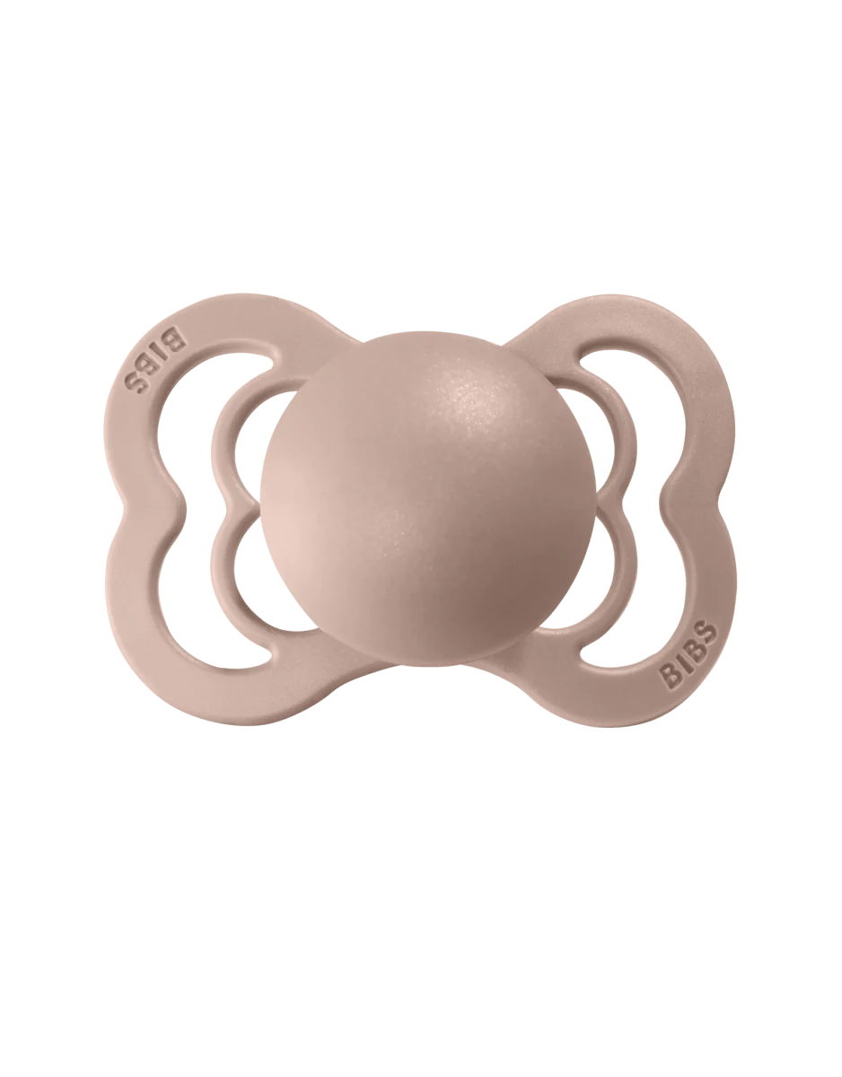 BIBS Speen Maat 1 Woodchuck/Blush Supreme Silicone 2st - Image 4