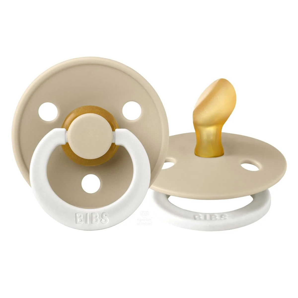 BIBS Speen Maat 2 Anatomical Vanilla Glow - Image 3