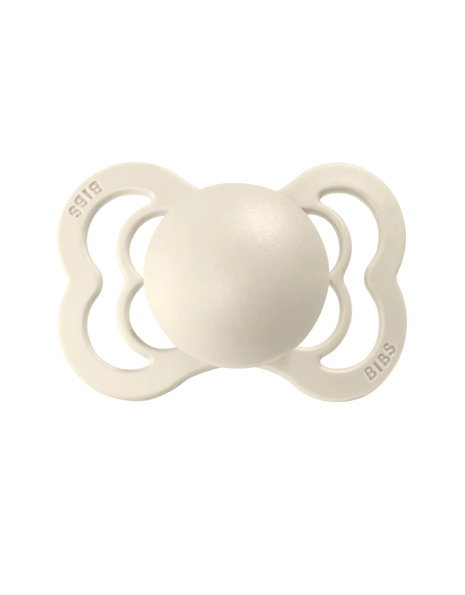 BIBS Speen Maat 2 Ivory/Sage Supreme Silicone 2st - Image 3