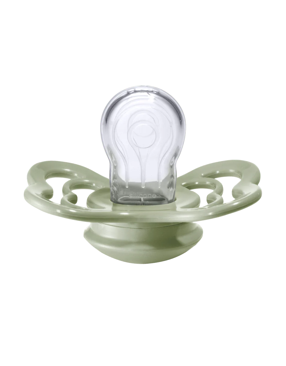 BIBS Speen Maat 2 Ivory/Sage Supreme Silicone 2st - Image 6