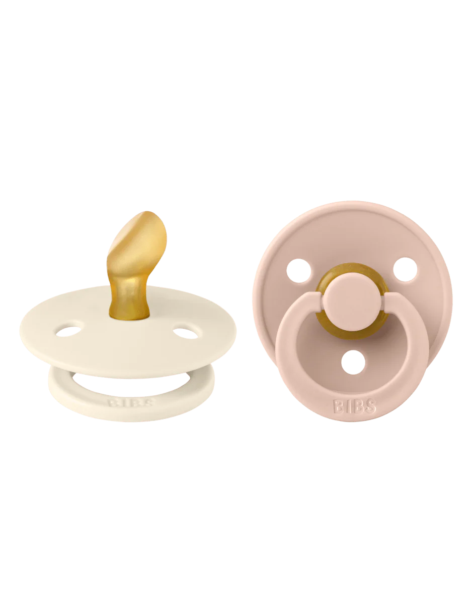 BIBS Speen Maat 2 Latex Anatomical Ivory/Blush 2st