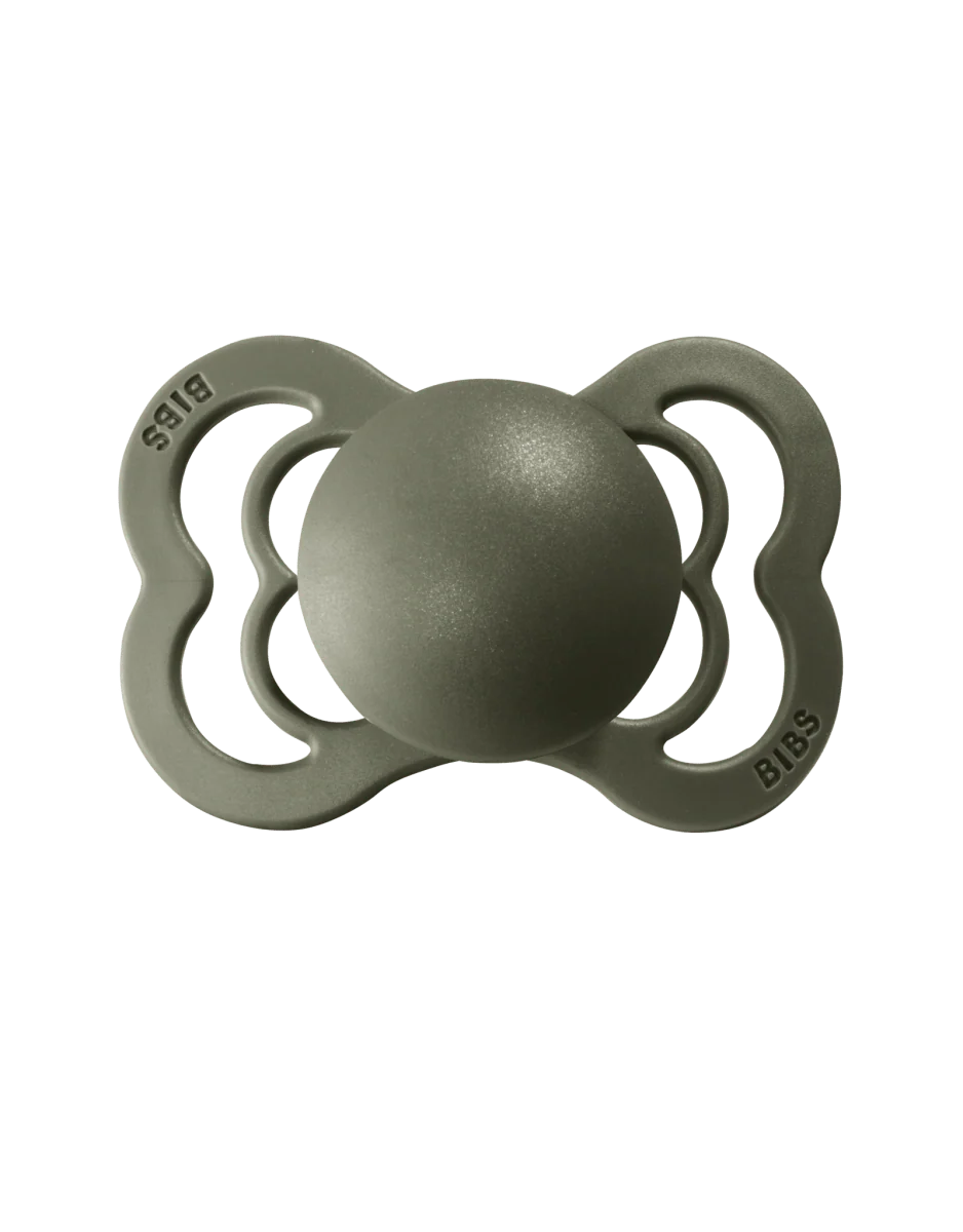 BIBS Speen Maat 2 Sage/Hunter Green Supreme Silicone 2st - Image 4