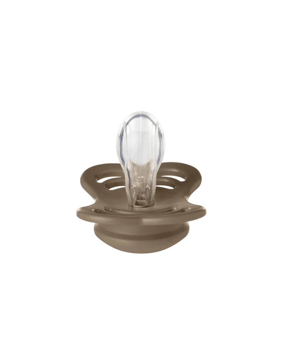 BIBS Speen Maat 2 Silicone Supreme Dark Oak - Image 2