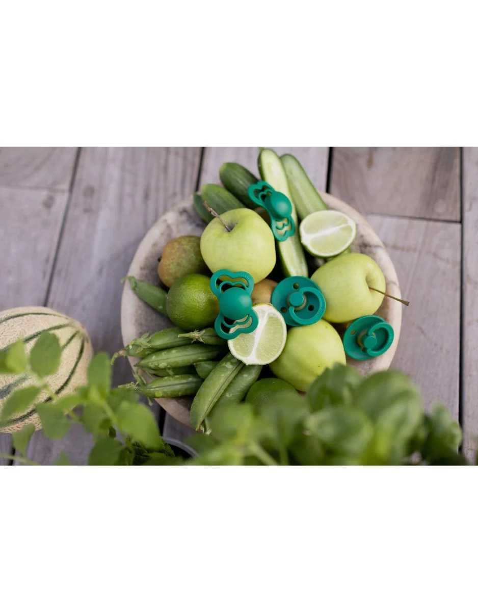 BIBS Speen Maat 2 Silicone Supreme Evergreen - Image 3