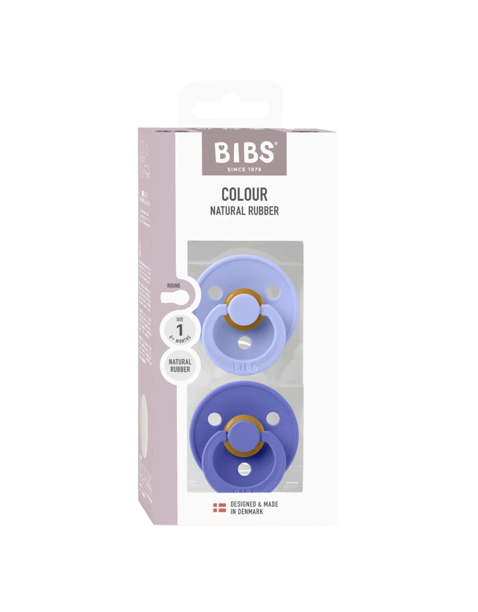 BIBS Spenen Maat 2 Colour Latex Hush/Grape 2st - Image 7