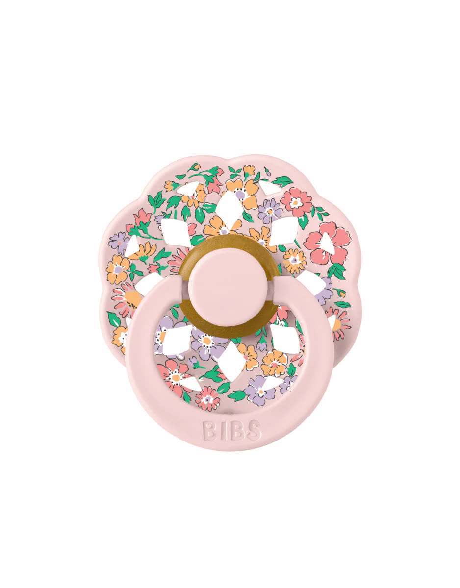 BIBS Spenen Maat 2 x Liberty Pacifier Boheme Oscar Meadow Blossom Mix 2st - Image 3