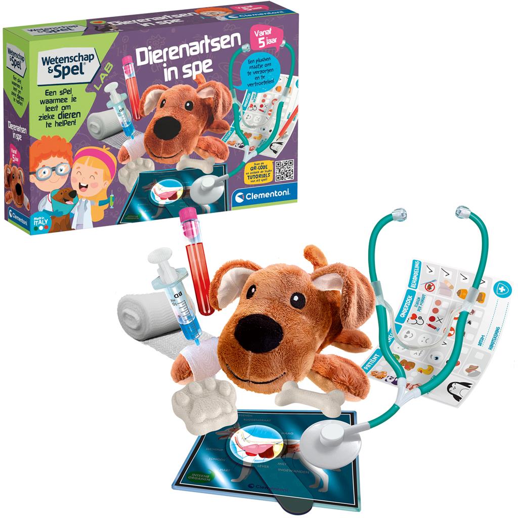 Clementoni Experimenteerdoos Dierenartsen In Spe