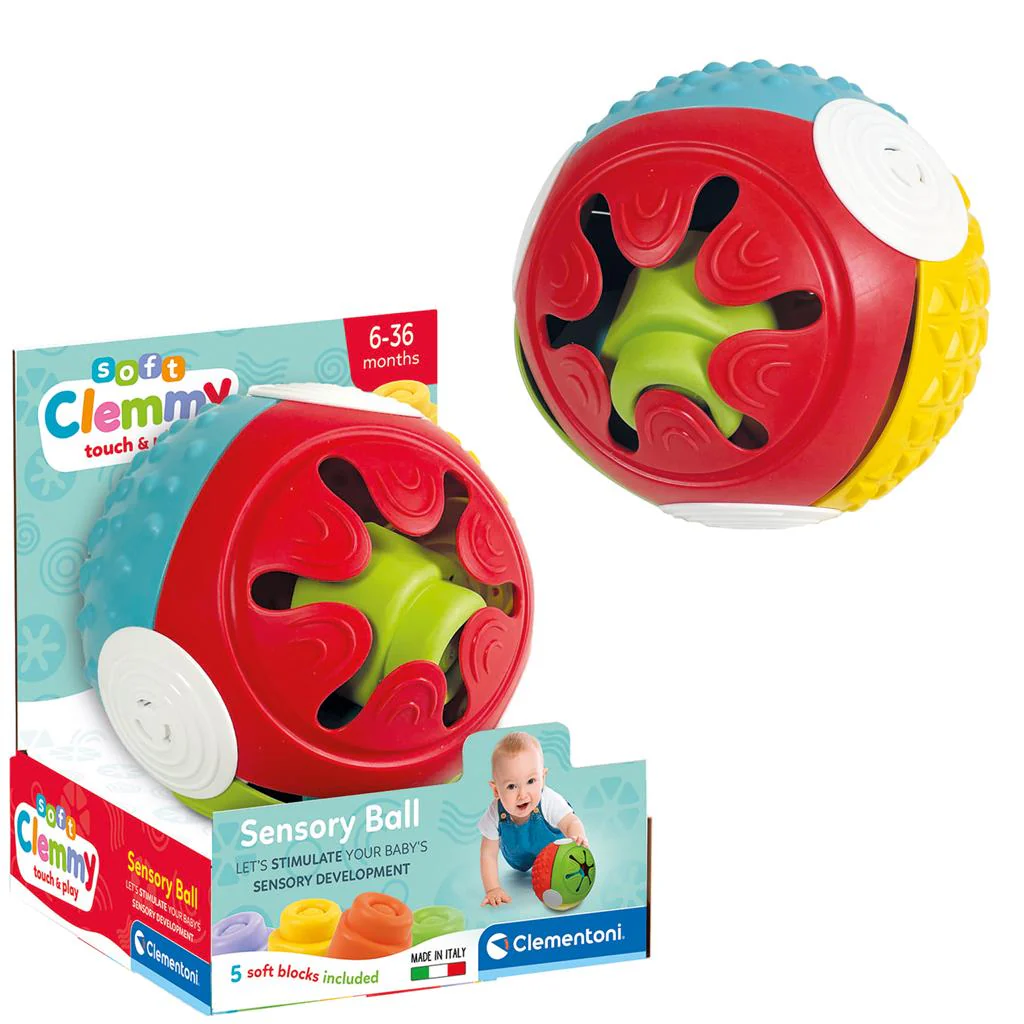 Clementoni Speelbal Clemmy Met Blokjes 6 Delig - Image 2