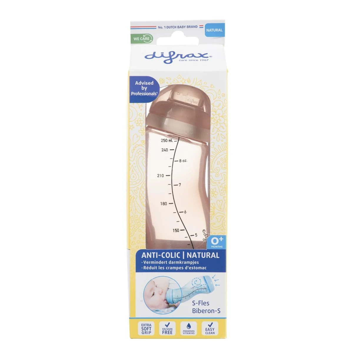 Difrax S-Fles 250 Ml Roze - Image 3