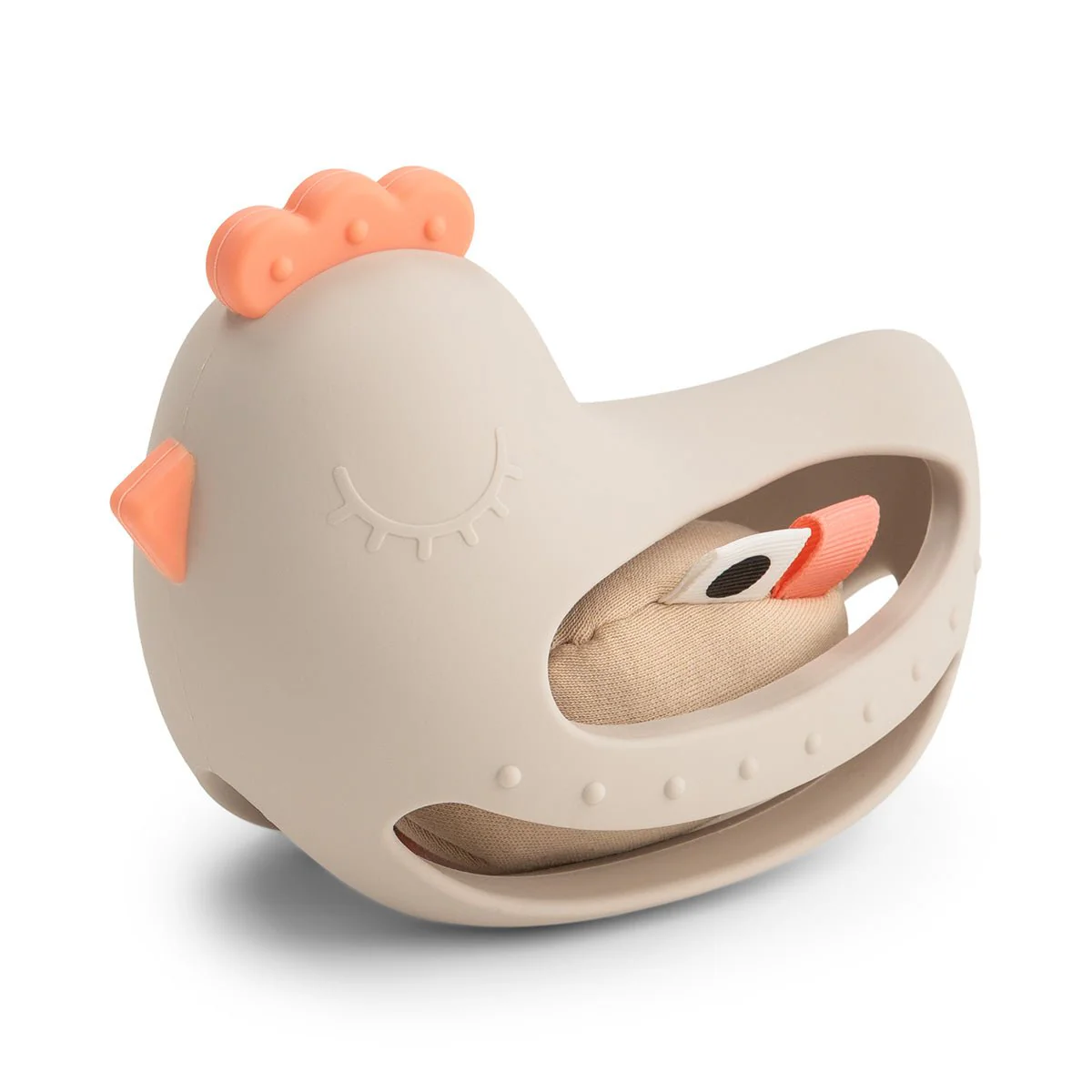 Done by Deer Bijtring Clucky Sand 13Cm