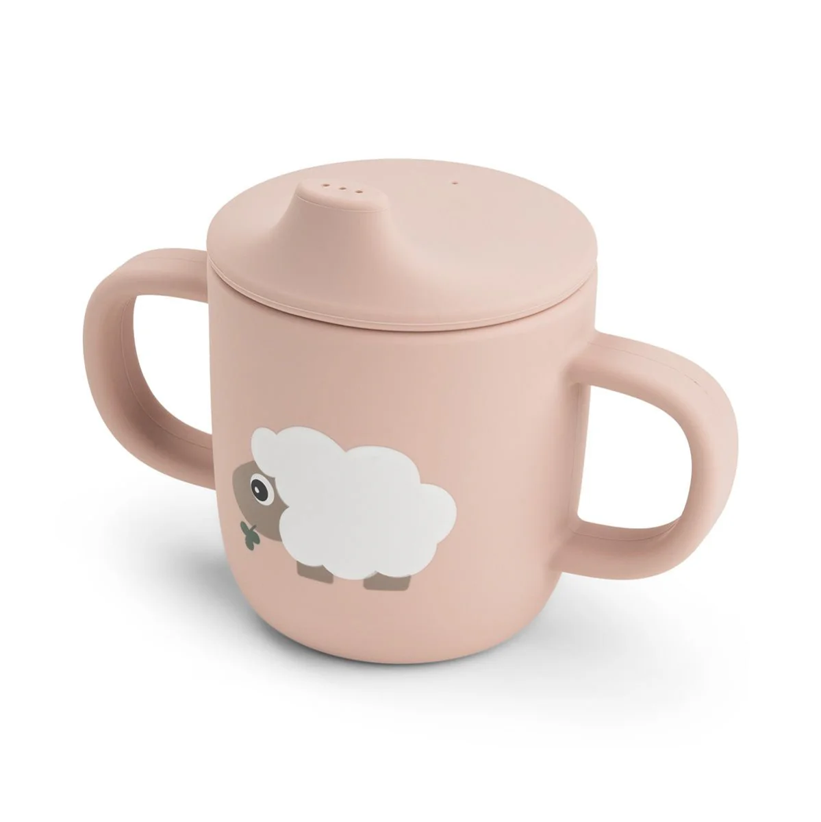 Done by Deer Drinkbeker Met Tuit En Handvatten Tiny Farm Powder 120Ml