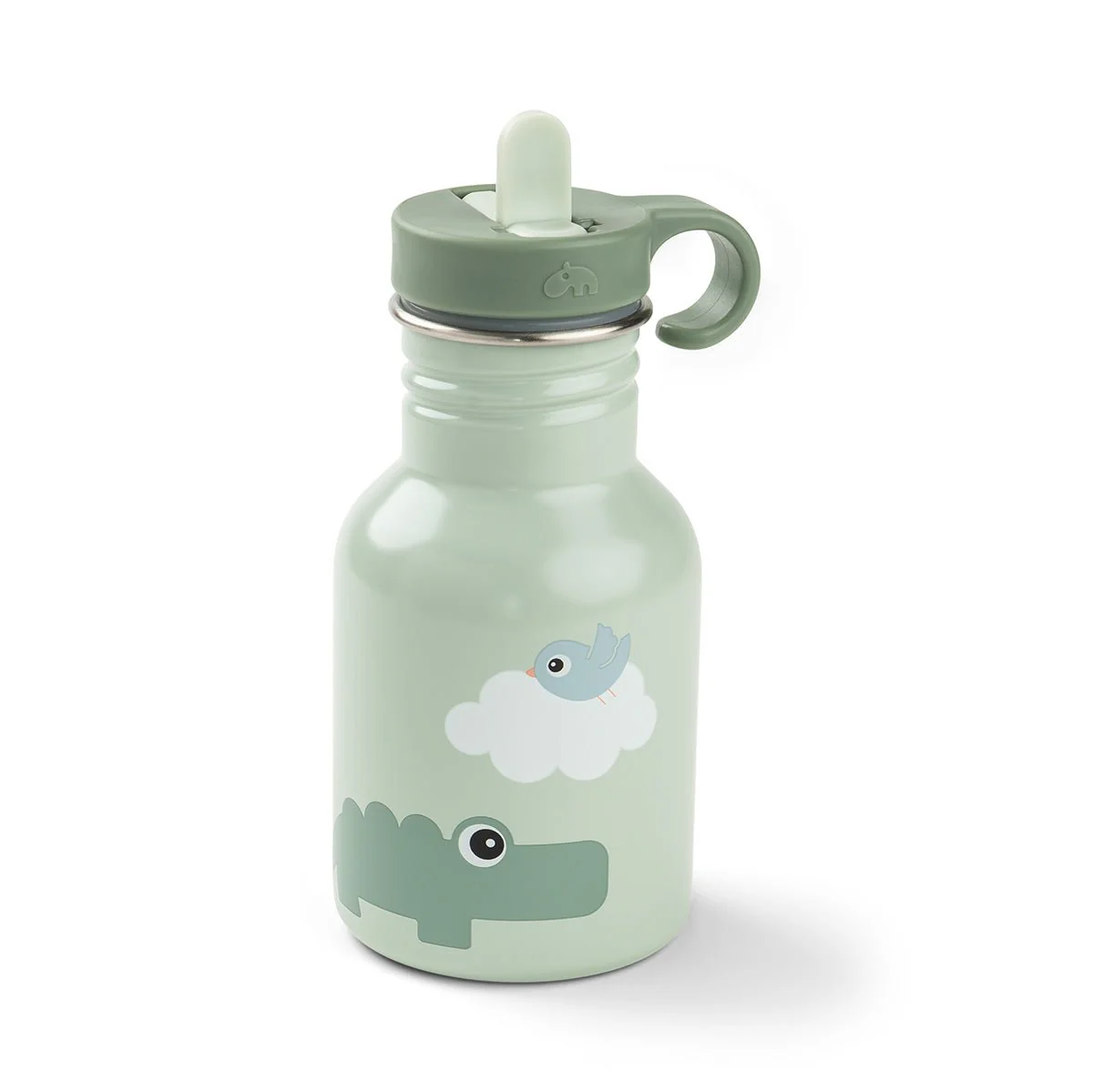Done by Deer Drinkfles Metaal Playground Green 350Ml