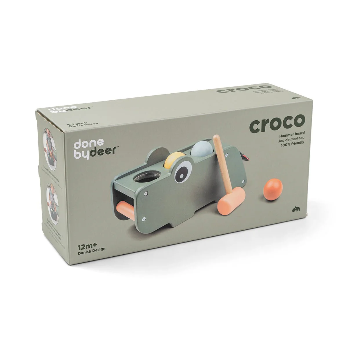 Done by Deer Houten Speelgoed Hamerbank Croco Green - Image 5