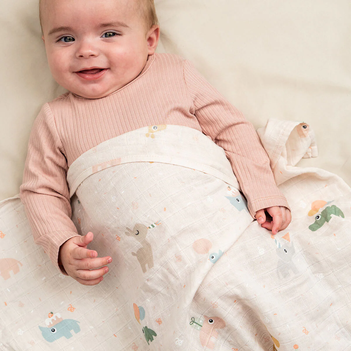 Done by Deer Inbakerdoek Celebration Powder 120Cm - Image 2