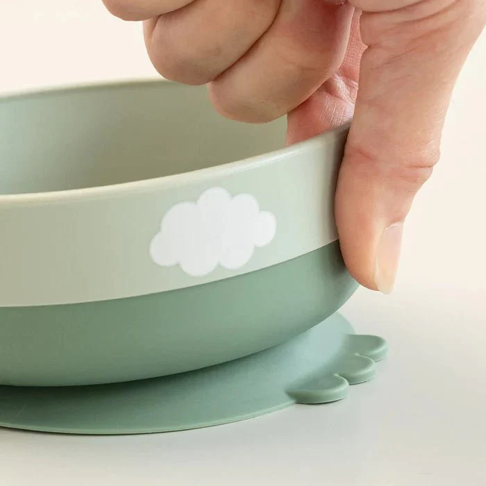 Done by Deer Kinderservies Happy Clouds Green - Image 6