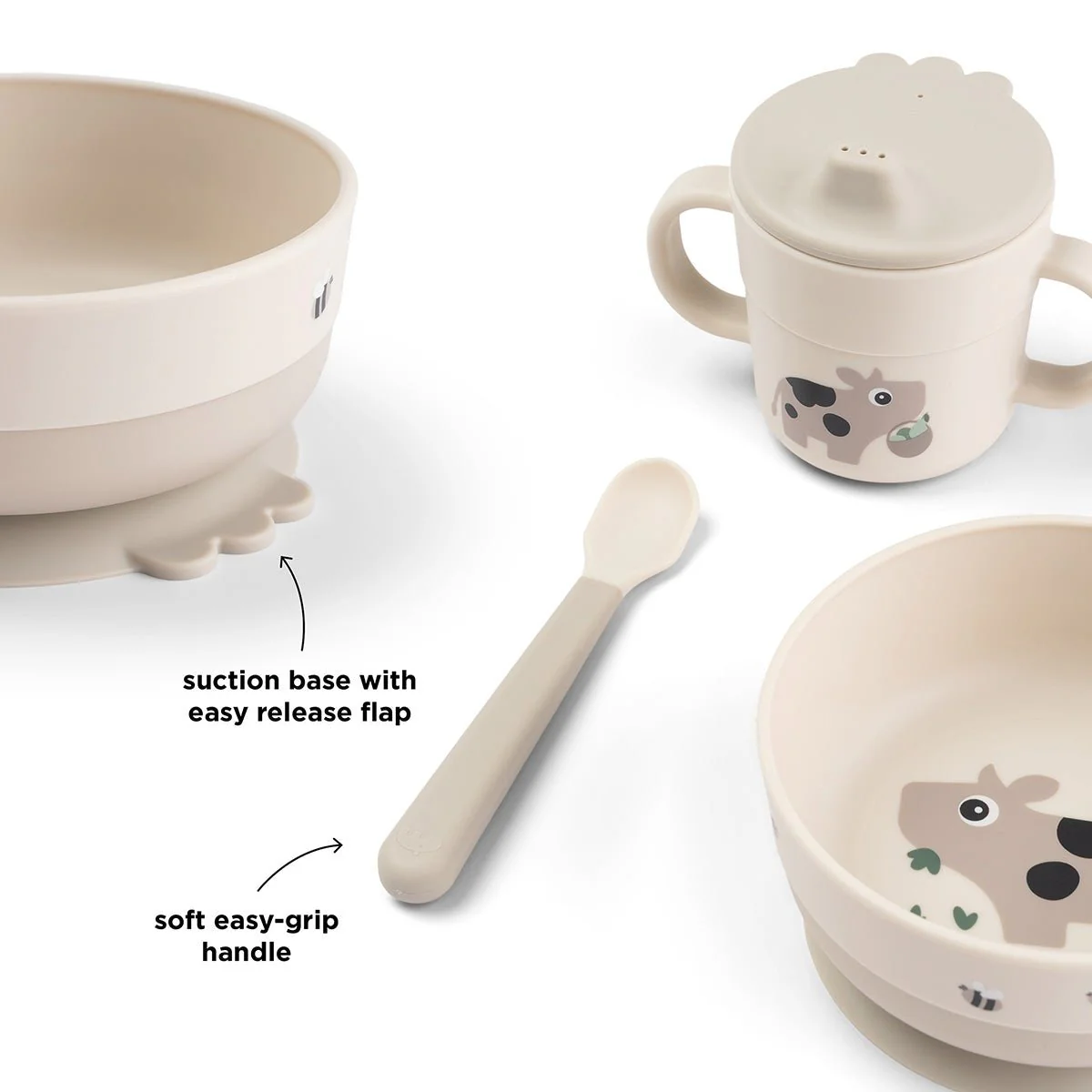 Done by Deer Kinderservies Set Foodie First Meal Set Suction Tiny Farm - Image 4