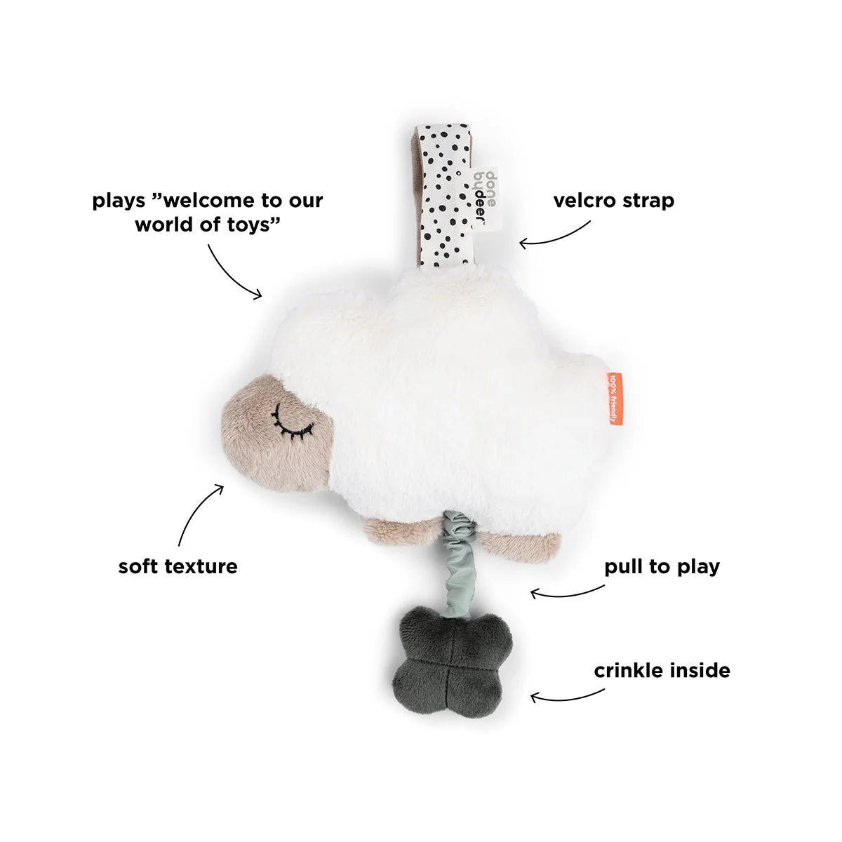 Done by Deer Muziekhanger Baby Sheepy - Image 3