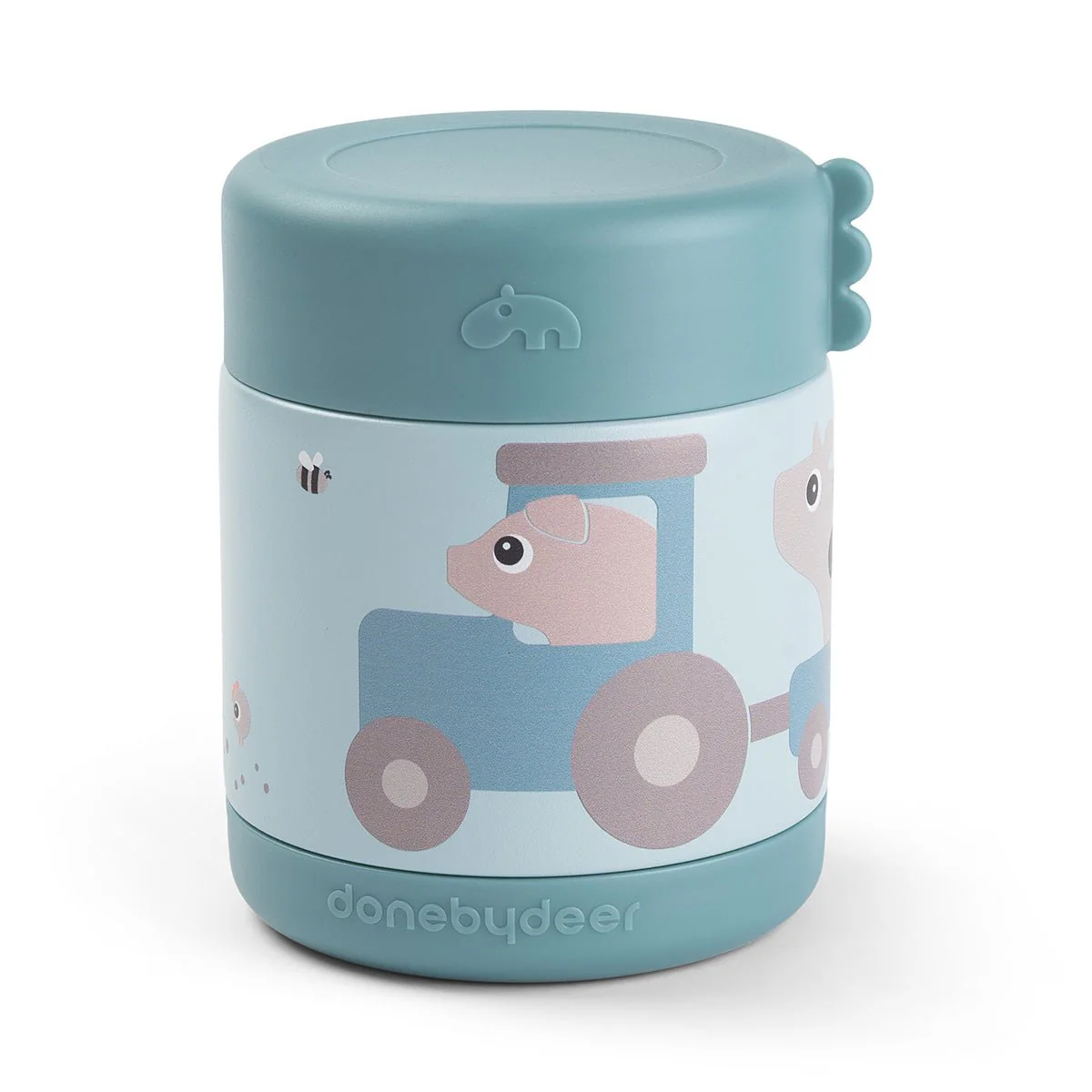 Done by Deer Opbergbakjes Tiny Farm Blauw 300Ml