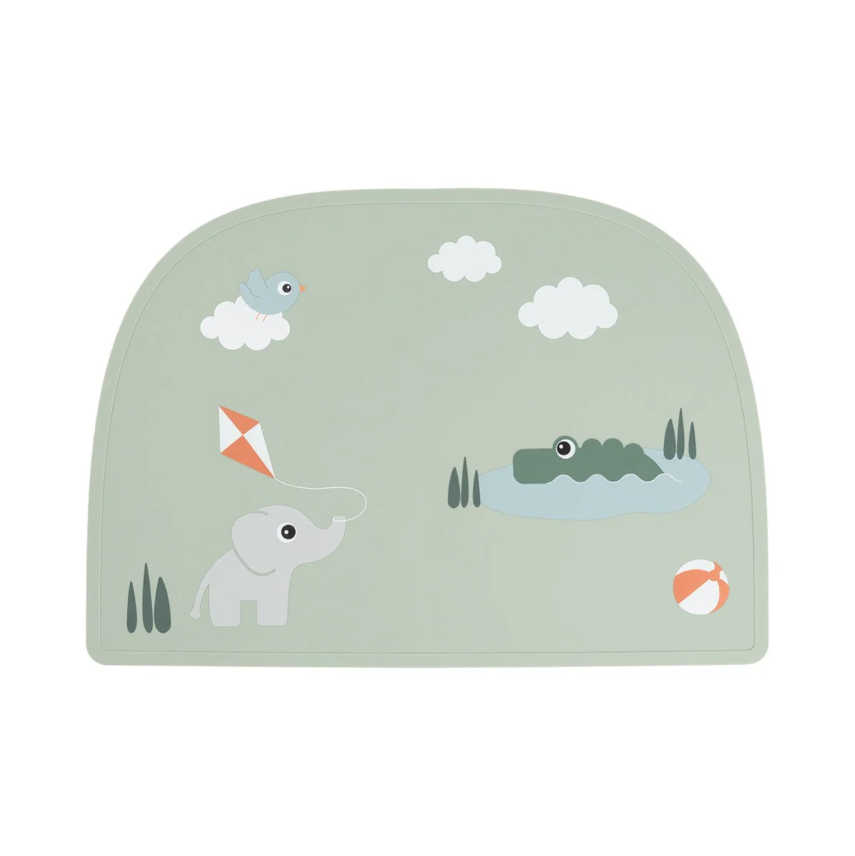 Done by Deer Placemat Playground Green
