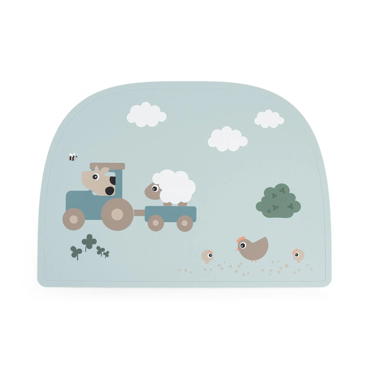 Done by Deer Placemat Tiny Farm Blue 38Cm
