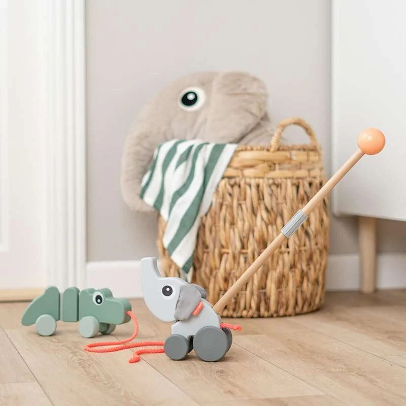 Done by Deer Pull along wiggle toy Croco Green - Image 3