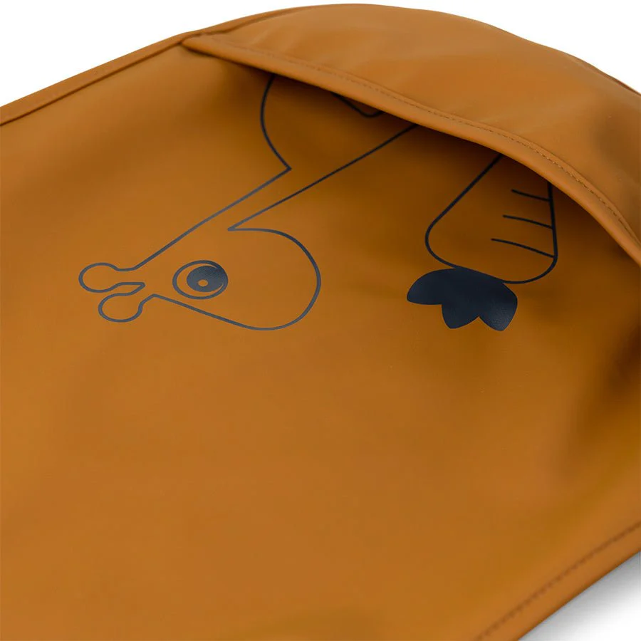 Done by Deer Slabbetje Met Klittenband Hertenvrienden Mosterd 2st - Image 2
