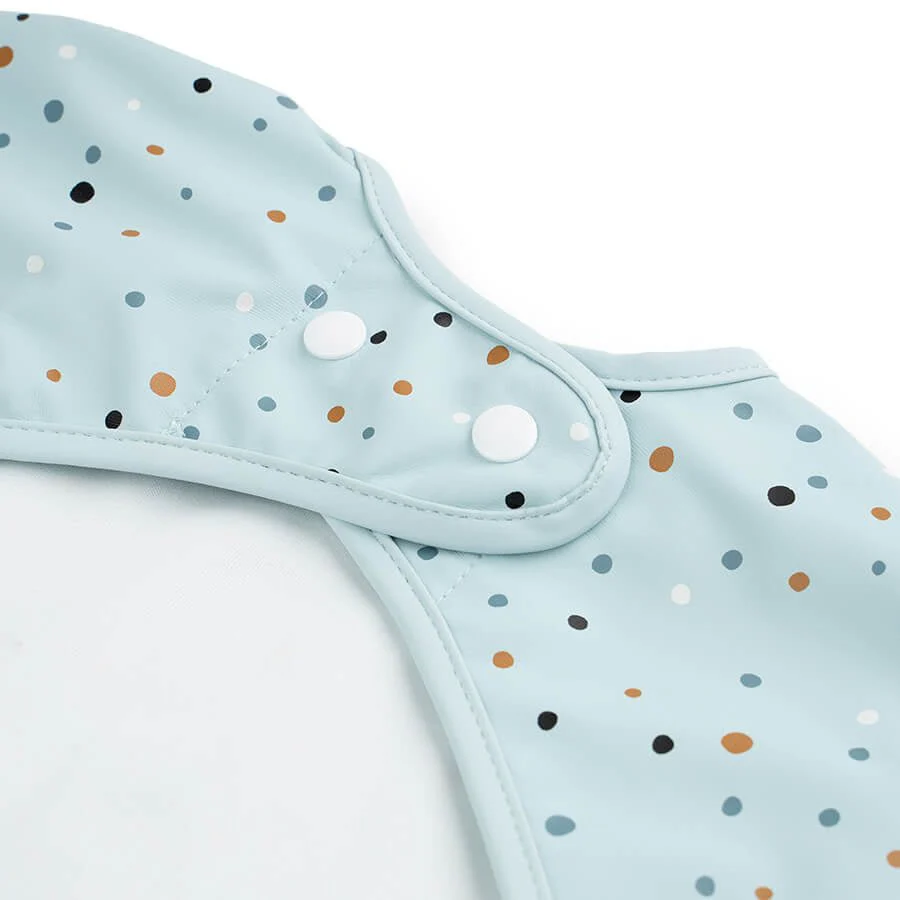 Done by Deer Slabbetje Met Mouwen Happy Dots Blue - Image 3