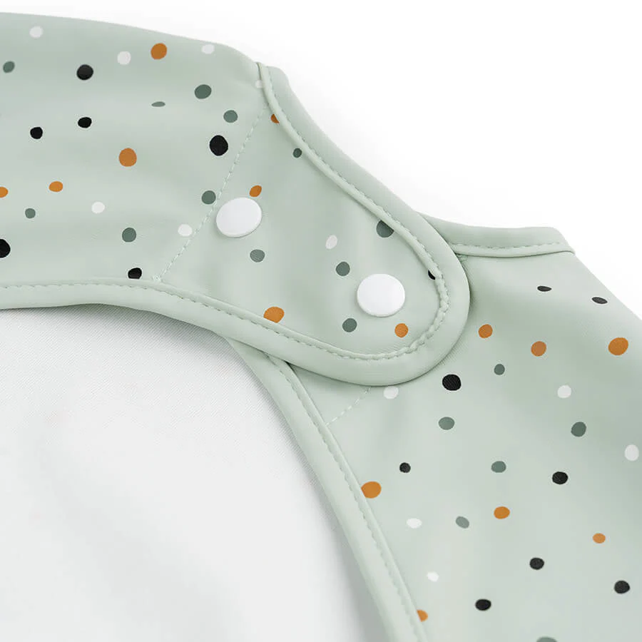 Done by Deer Slabbetje Met Mouwen Happy Dots Green - Image 3