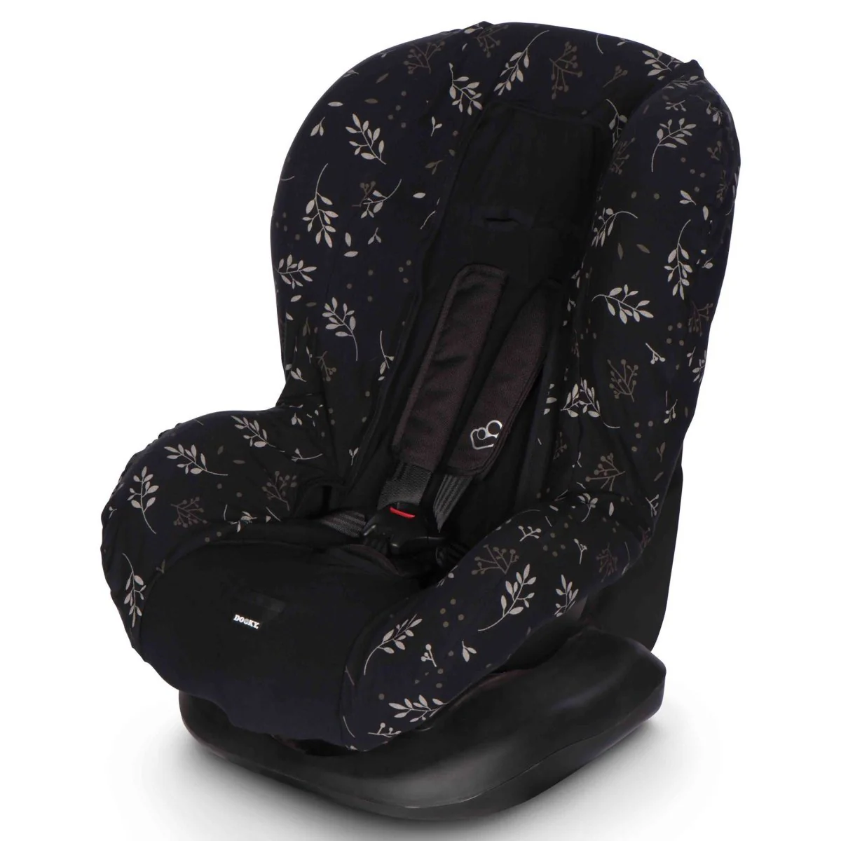 Dooky Autostoelhoes Leaves Black 62cm - Image 4