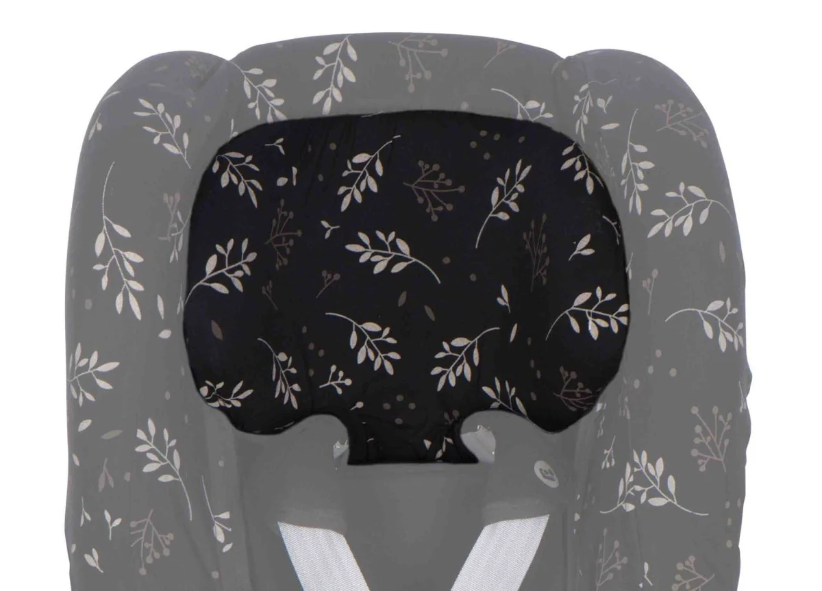 Dooky Autostoelhoes Leaves Black 62cm - Image 5