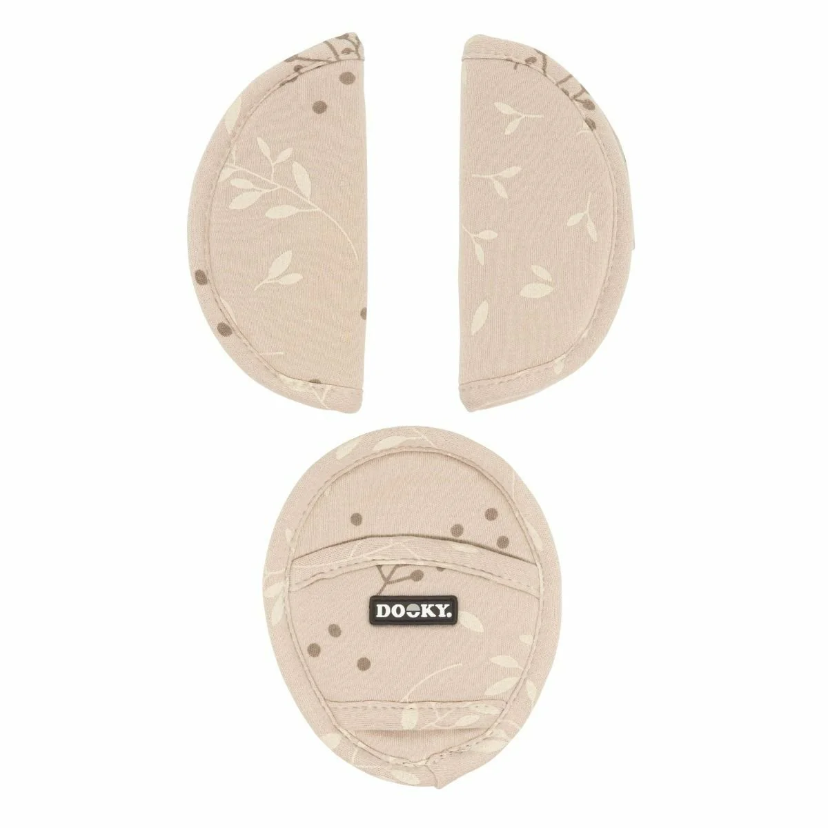 Dooky Gordelbeschermer Universal Pads Leaves Beige - Image 3
