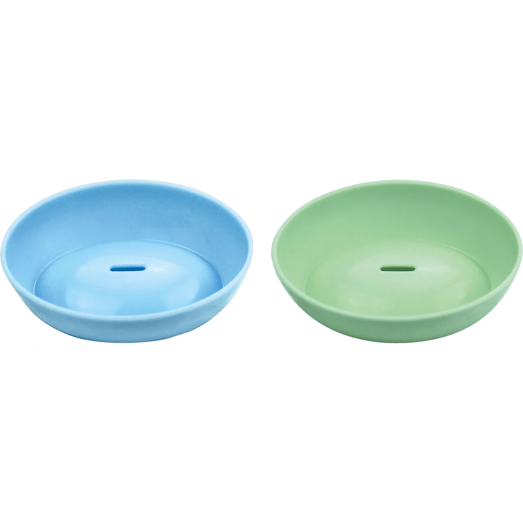 Dooky Kinder Servies Geel-Mint 2st Stop Drip