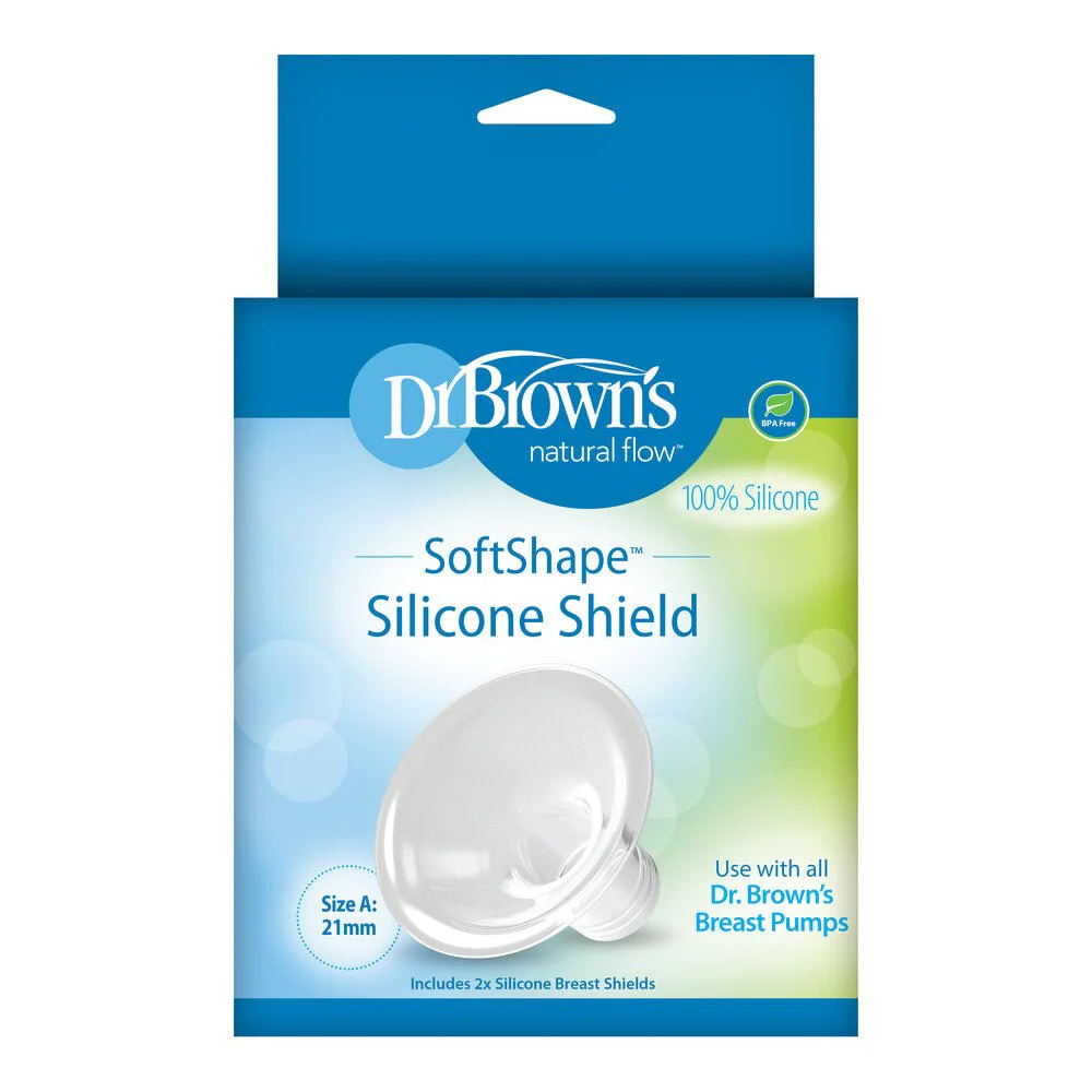 Dr. Brown's Softshape siliconen borstschild maat A 2st - Image 2