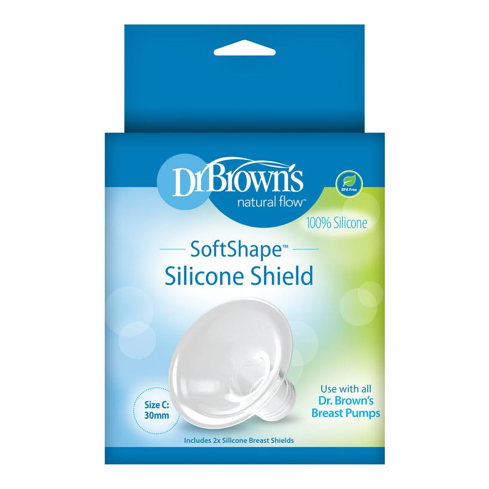 Dr. Brown's Softshape siliconen borstschild maat C 2st - Image 2
