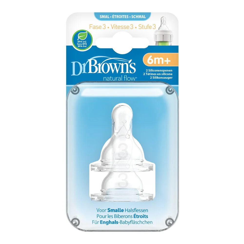 Dr. Brown's Speen fase 3standaardfles 6m+ 2st - Image 3