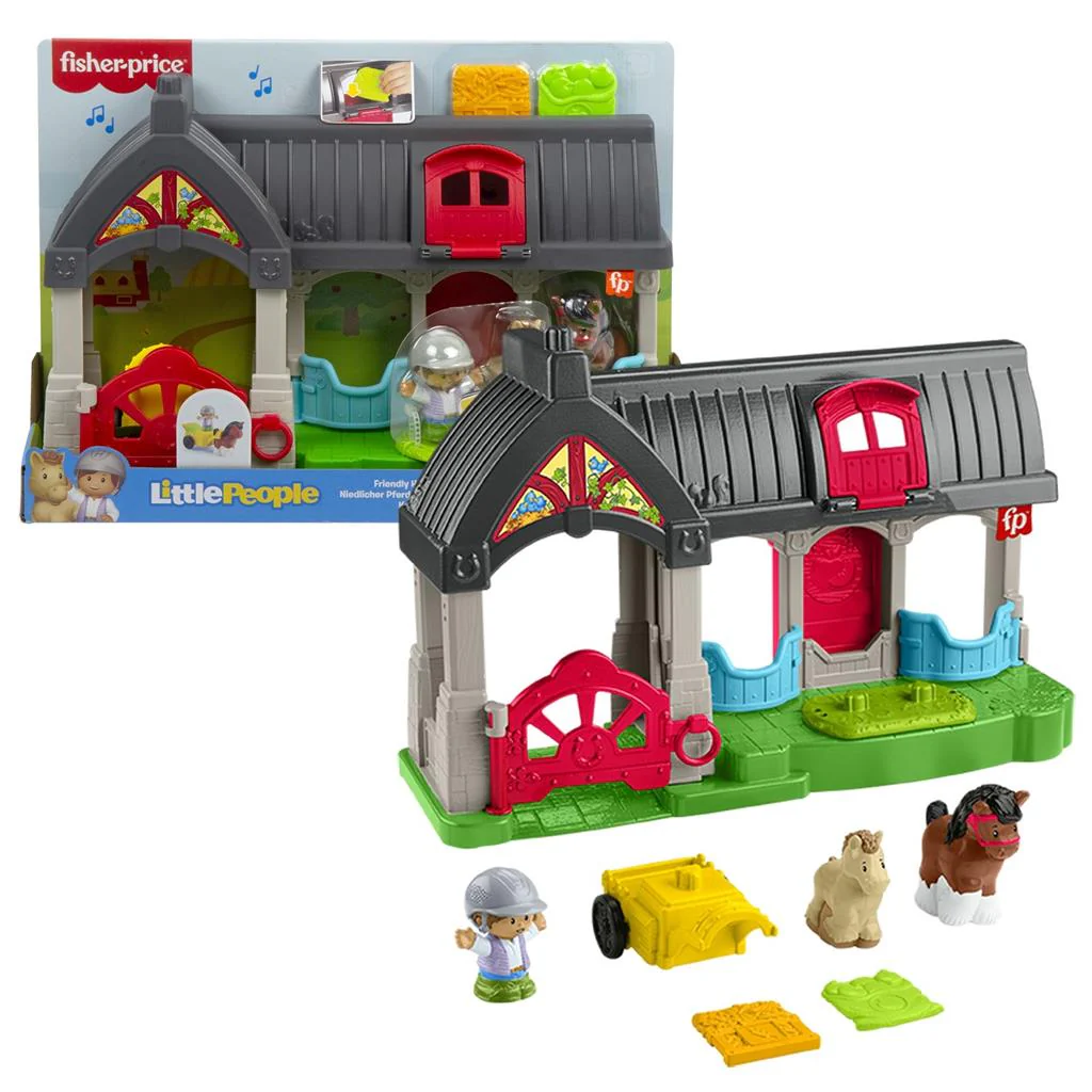 Fisher-Price Speelgoed Paardenstal Little People 7 Delig - Image 10