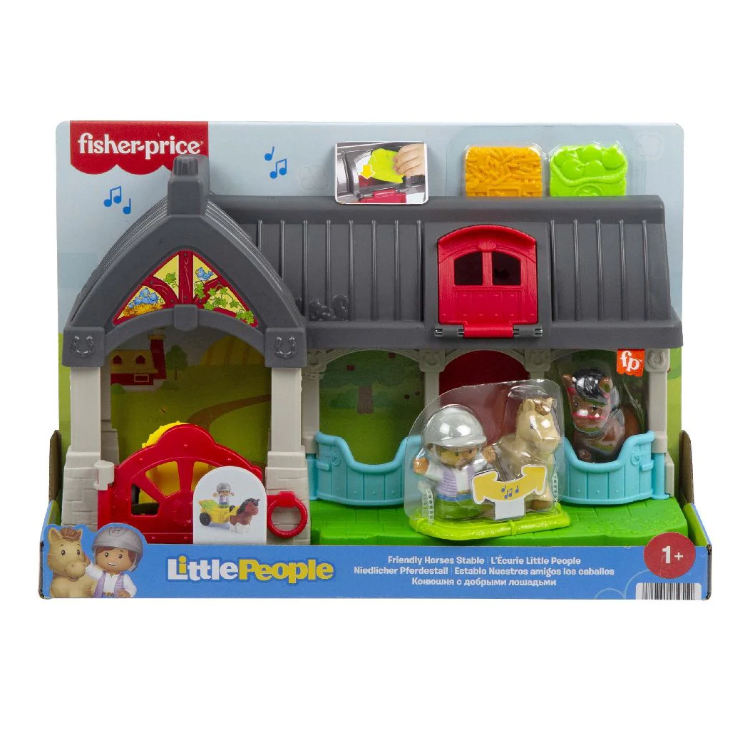 Fisher-Price Speelgoed Paardenstal Little People 7 Delig - Image 5
