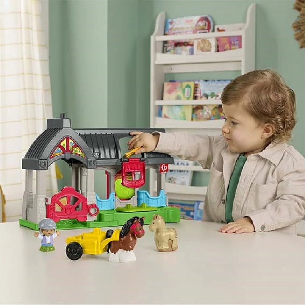 Fisher-Price Speelgoed Paardenstal Little People 7 Delig - Image 8