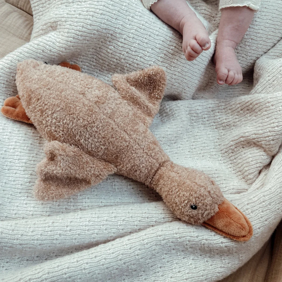 Flow Amsterdam Knuffel Met Hartslag Liva Brown - Image 5
